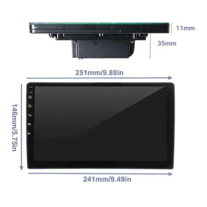 Load image into Gallery viewer, Iluma 10.1 Inch Android Media Player Double Din Radio / Stereo Headunit
