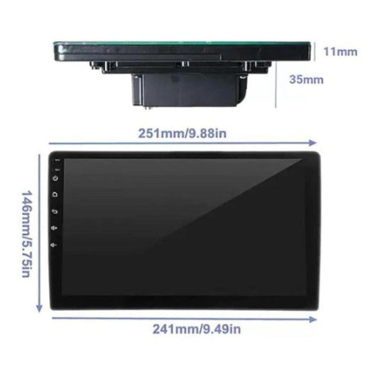 Iluma 10.1 Inch Android Media Player Double Din Radio / Stereo Headunit
