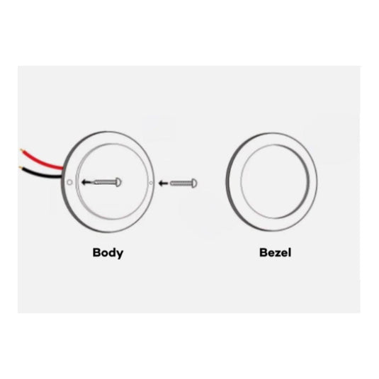Iluma 12v Slimline LED Downlight 60mm Cool White Light - Chrome