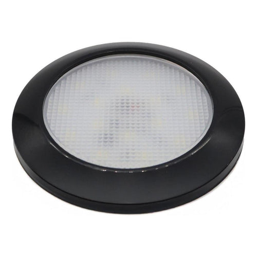 Iluma 12v Slimline LED Downlight 76mm Cool White Light - Black