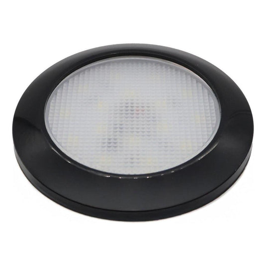 Iluma 12v Slimline LED Downlight 76mm Cool White Light - Black
