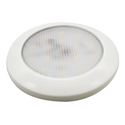 Iluma 12v Slimline LED Downlight 76mm Cool White Light - White