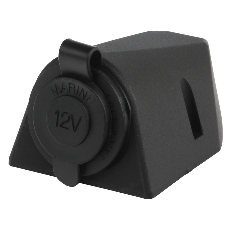 Load image into Gallery viewer, Iluma 12v Surface Mount Accessory Socket Single Black
