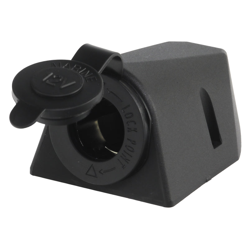 Load image into Gallery viewer, Iluma 12v Surface Mount Accessory Socket Single Black
