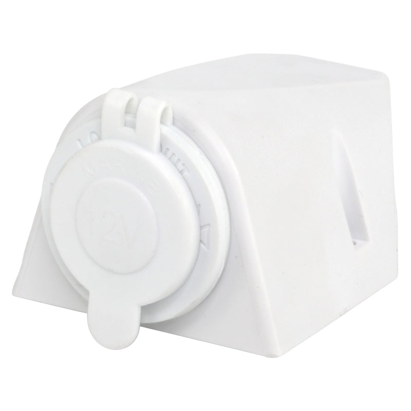 Load image into Gallery viewer, Iluma 12v Surface Mount Accessory Socket Single White
