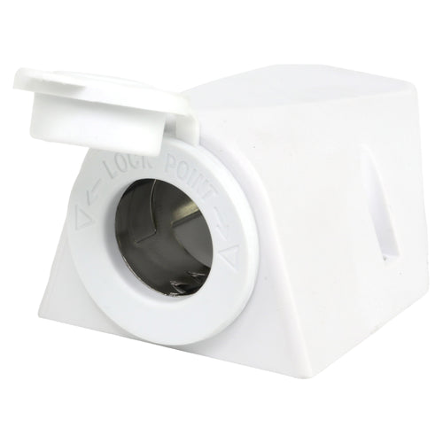 Iluma 12v Surface Mount Accessory Socket Single White