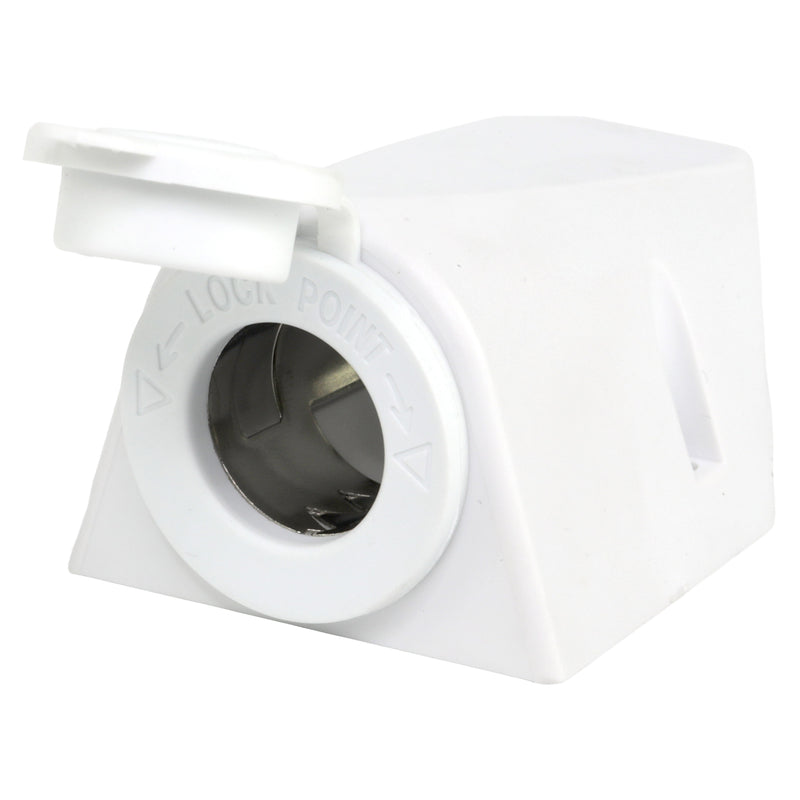 Load image into Gallery viewer, Iluma 12v Surface Mount Accessory Socket Single White
