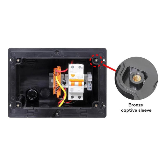 Iluma 15A Power Inlet with 1*16A NHP RCBO