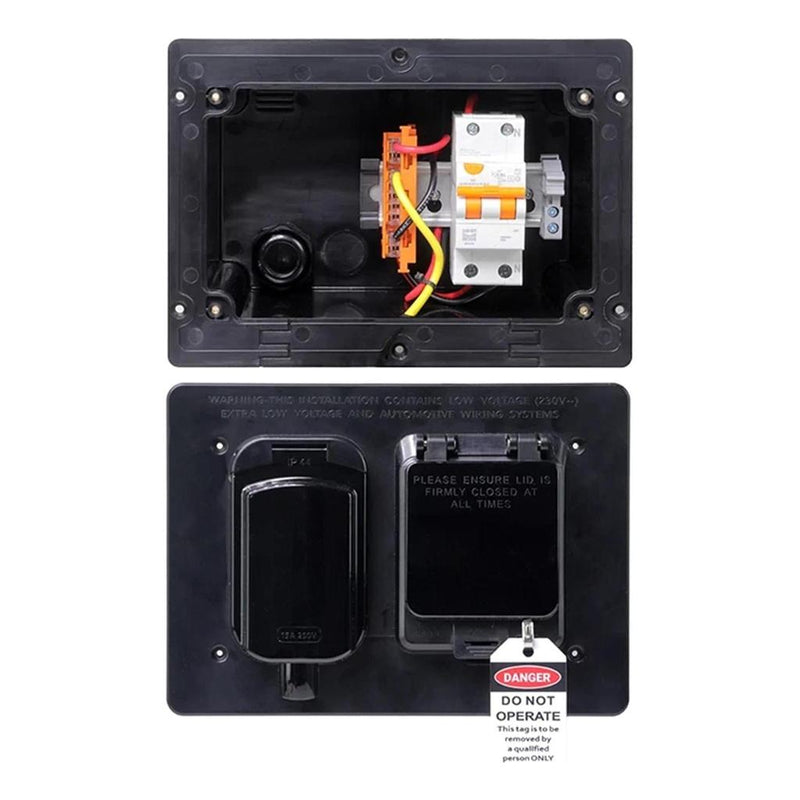 Load image into Gallery viewer, Iluma 15A Power Inlet with 1*16A NHP RCBO
