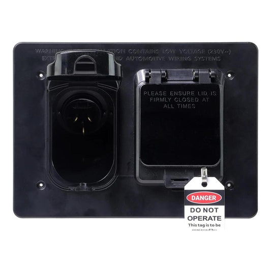 Iluma 15A Power Inlet with 1*16A NHP RCBO