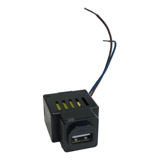 Iluma 2A USB Power Adapter Charger Port Switch Mechanism Black 240V Inlet