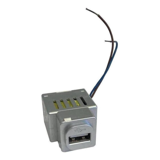 Iluma 2A USB Power Adapter Charger Port Switch Mechanism Silver