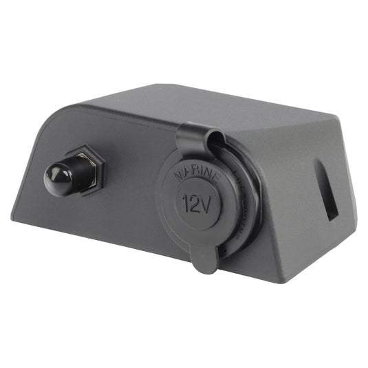 Iluma Accessory Socket & TV Antenna Port F Type Black