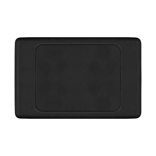 Iluma Blank Light Switch Cover Plate Black