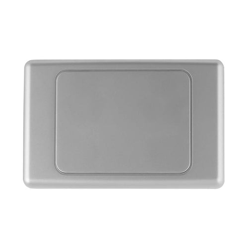 Iluma Blank Light Switch Cover Plate Silver