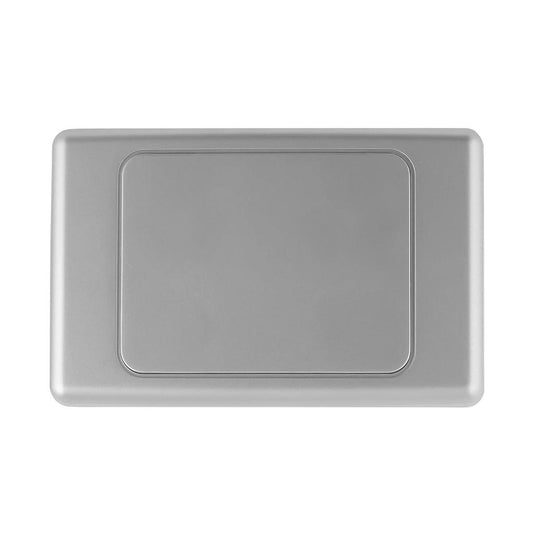 Iluma Blank Light Switch Cover Plate Silver
