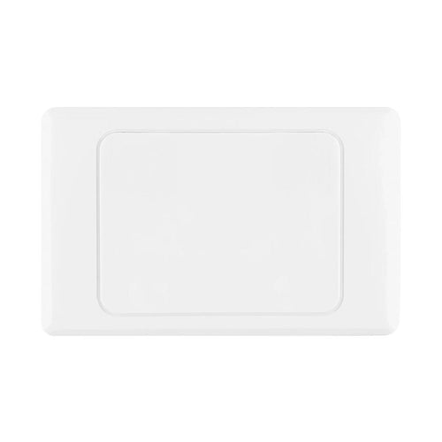 Iluma Blank Light Switch Cover Plate White