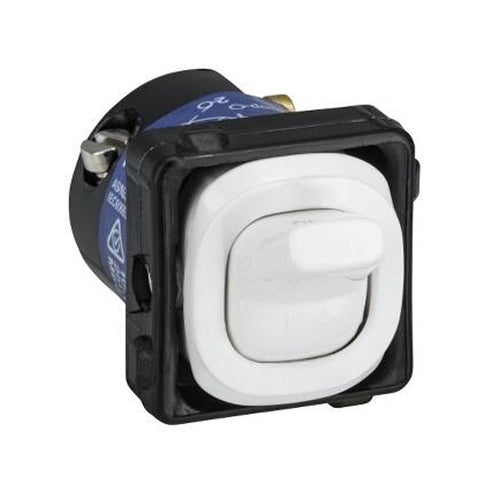 Iluma Clipsal 10A 3 Position Switch Mechanism White