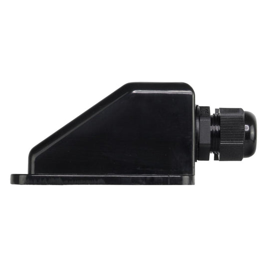 Iluma Double Cable Entry Junction Housing Box Gland for Solar Panel Wiring Black
