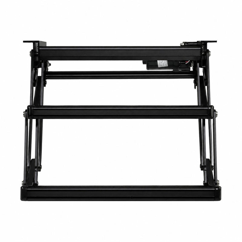 Load image into Gallery viewer, Iluma Double Electric Aluminium Step Inc Amber LED Light Black
