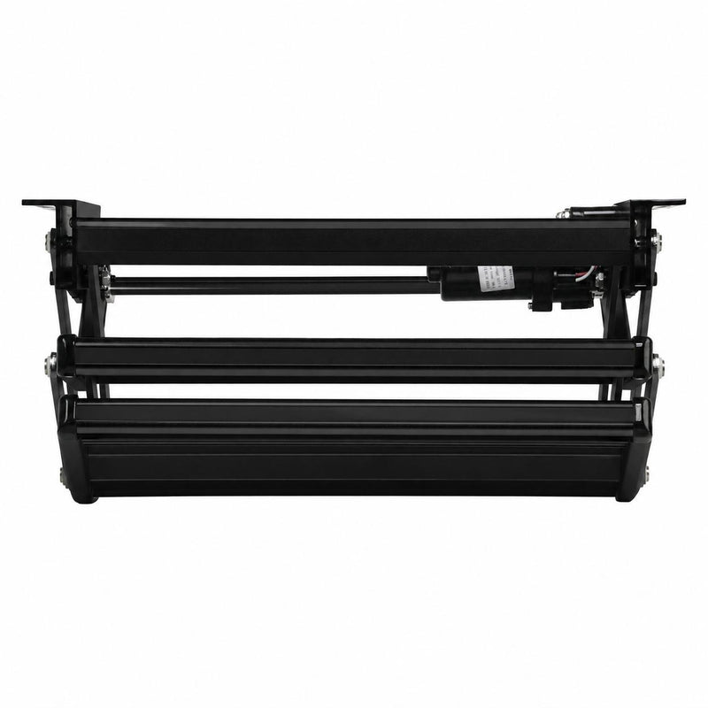 Load image into Gallery viewer, Iluma Double Electric Aluminium Step Inc Amber LED Light Black
