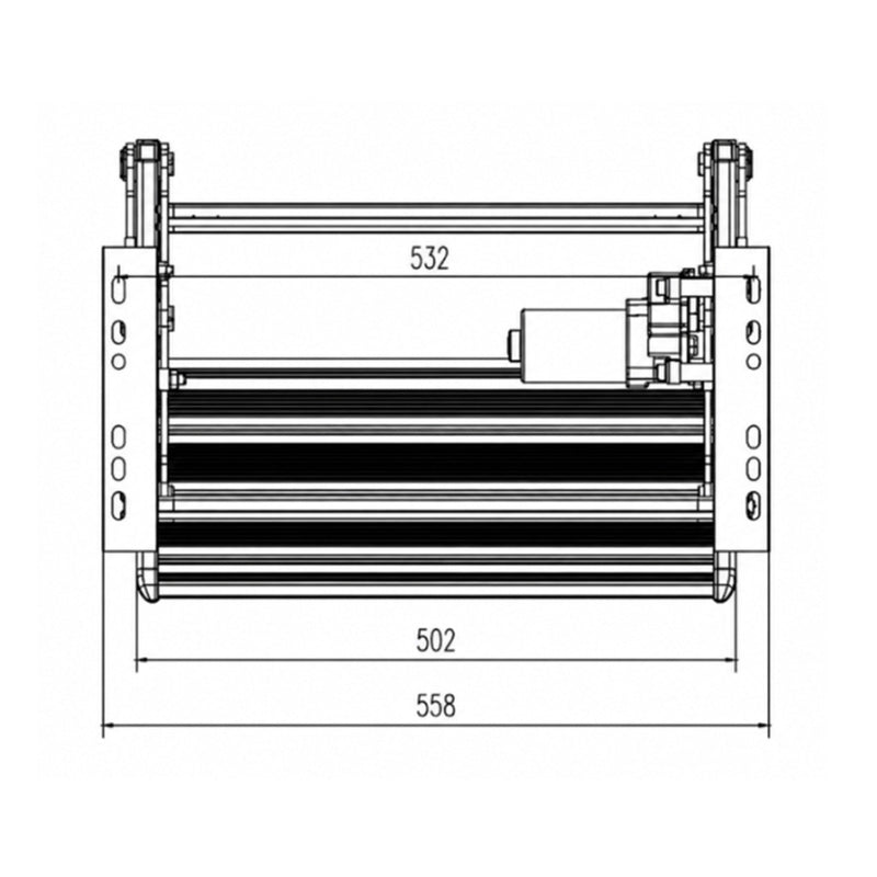 Load image into Gallery viewer, Iluma Double Electric Aluminium Step Inc Amber LED Light Black
