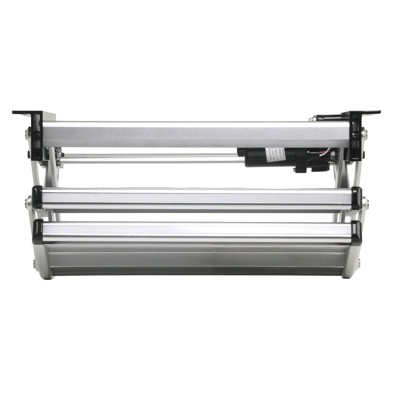 Load image into Gallery viewer, Iluma Double Electric Aluminium Step Inc Amber LED Light Silver
