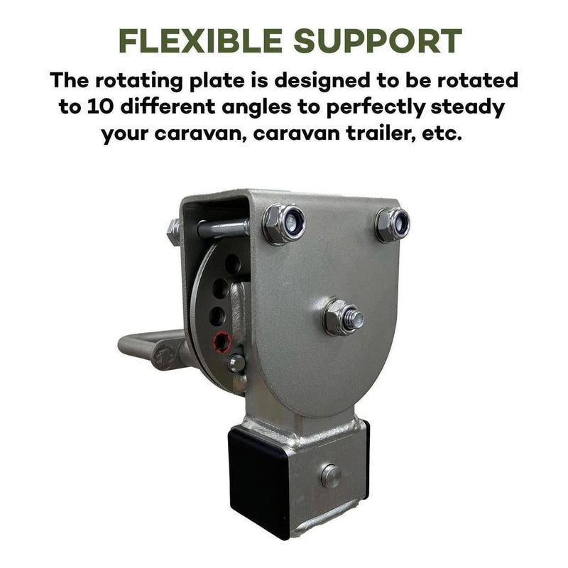 Load image into Gallery viewer, Iluma Drop Down Stabilizer leg Corner Steadies 720mm Zinc
