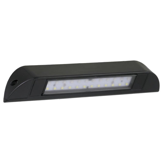 Iluma LED 10" 256mm Slim Awning Amber/White Bug Light IP67 Black
