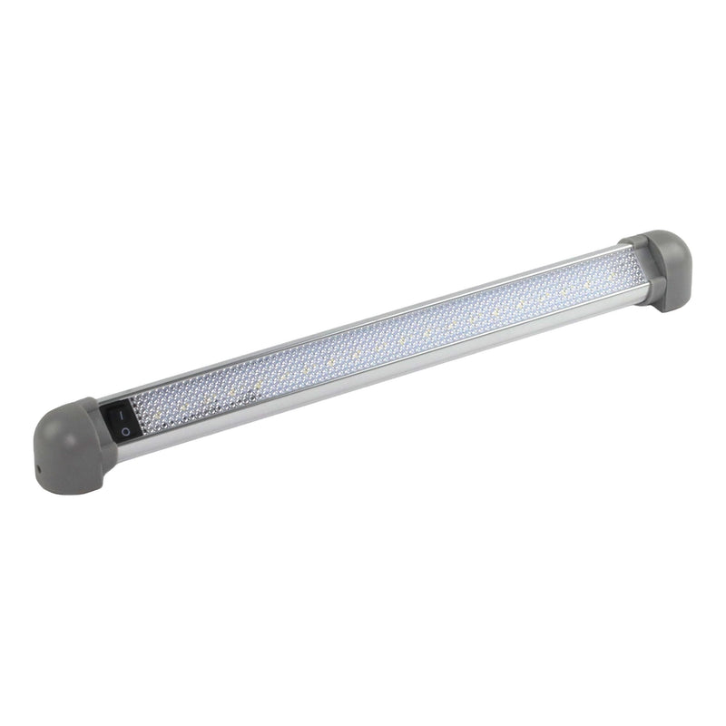 Load image into Gallery viewer, Iluma LED 13.5" 343mm 12 - 28v Interior 90° Swivel Light With On/Off Switch Grey

