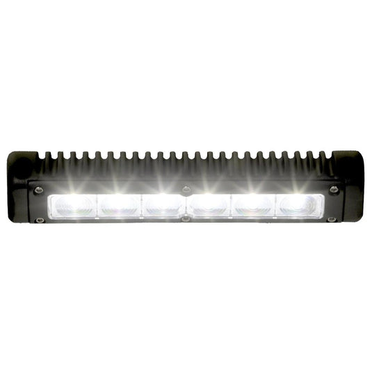Iluma LED 8" 200mm Awning Amber/White Bug Light IP67 Black