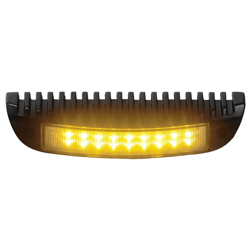 Load image into Gallery viewer, Iluma LED 9&quot; 230mm Awning Amber/White Bug Light IP67 Black
