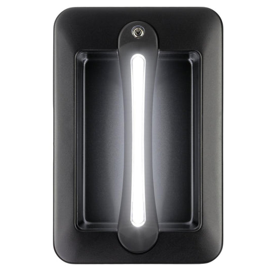 Iluma Led Dimmable Grab Handle White Light with Amber Night Light Black Bargman Style