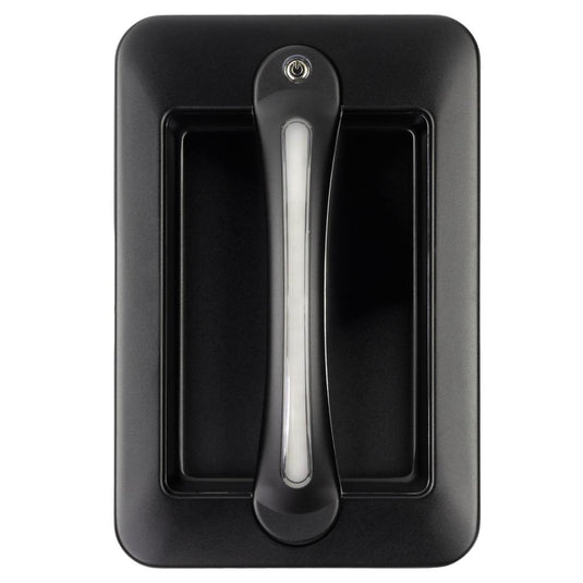 Iluma Led Dimmable Grab Handle White Light with Amber Night Light Black Bargman Style