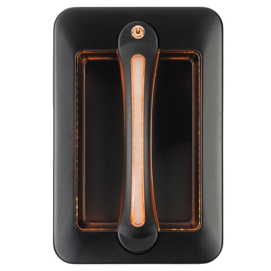 Iluma Led Dimmable Grab Handle White Light with Amber Night Light Black Bargman Style