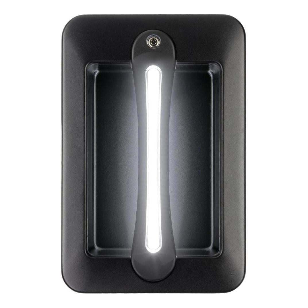 Iluma Led Dimmable Grab Handle White Light with Blue Night Light Black ...