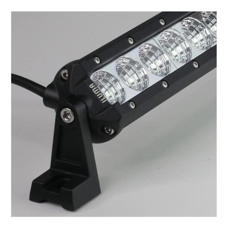 Load image into Gallery viewer, Iluma Light Bar 3W Cree 12 LED Amber/White Bug Light 14" 354mm Length Flood Beam Black
