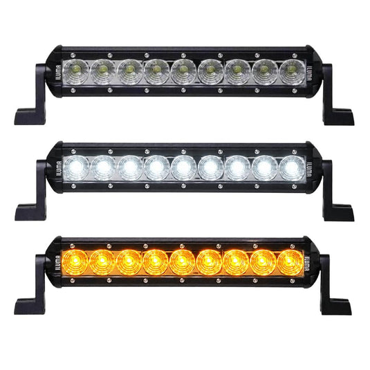 Iluma Light Bar 3W Cree 9 LED Amber/White Bug Light 11
