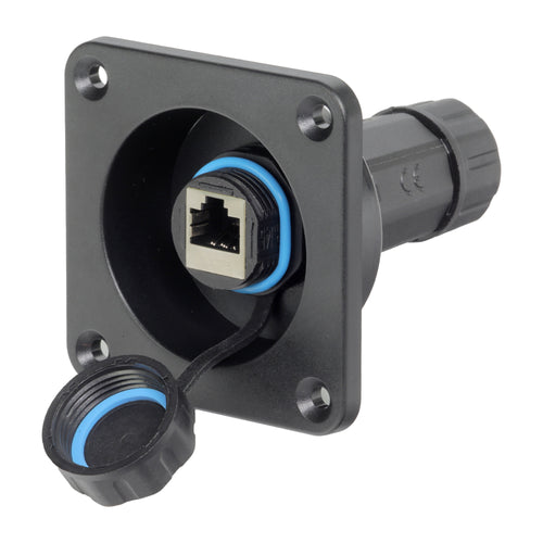 Iluma RJ45 Coupler Plug Connector Cat 6 Inc Panel Mount Plate Starlink Gen 3