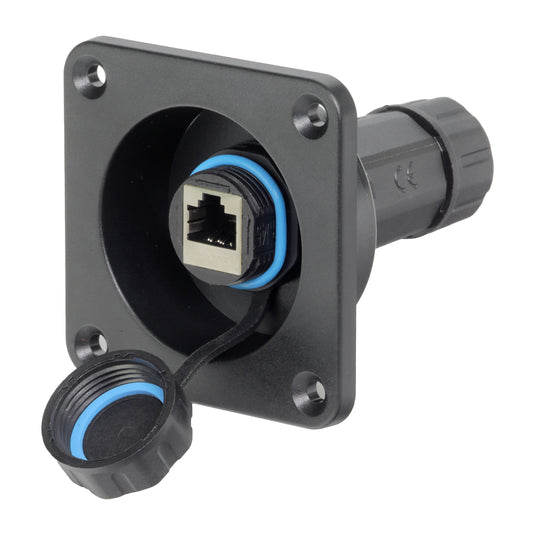 Iluma RJ45 Coupler Plug Connector Cat 6 Inc Panel Mount Plate Starlink Gen 3