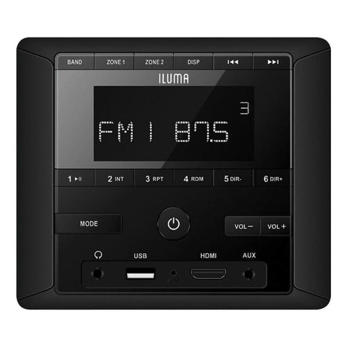 Iluma Radio Headunit Multi Zone Stereo With Bluetooth HDMI /USB Port