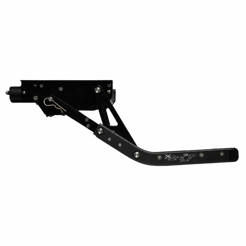 Load image into Gallery viewer, Iluma Single Electric Aluminium Step Inc Amber LED Light Black
