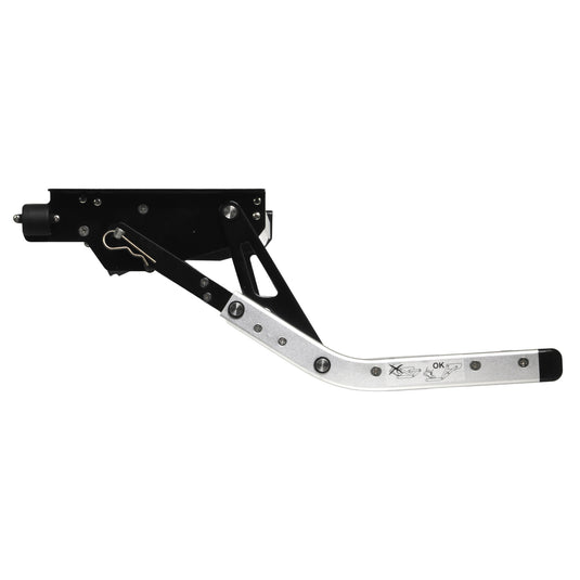 Iluma Single Electric Aluminium Step Inc Amber LED Light Silver