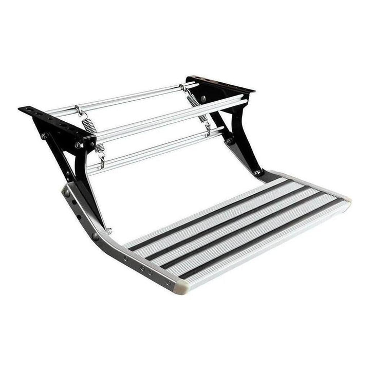 Iluma Single Manual Pull Out Aluminium Step Silver No Light – Caravan ...