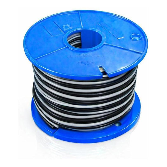 Iluma Speaker Cable 2.5mm Grey With Black Trace 100m Roll