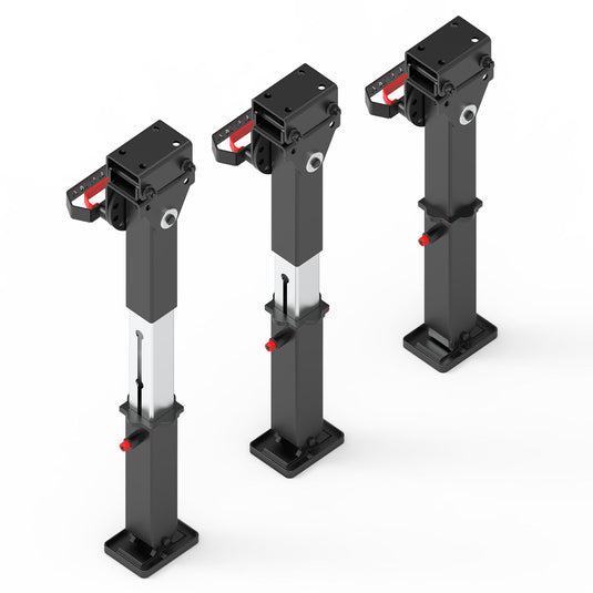 Iluma Telescopic Drop Down Stabilizer leg Corner Steadies 550 - 880mm Black