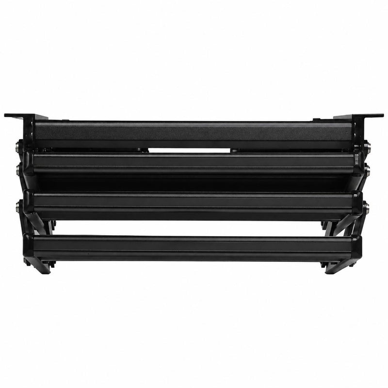 Load image into Gallery viewer, Iluma Triple Electric Aluminium Step Inc Amber LED Light Black

