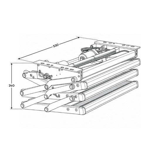 Iluma Triple Electric Aluminium Step Inc Amber LED Light Silver