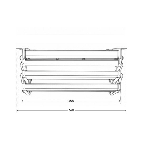 Iluma Triple Electric Aluminium Step Inc Amber LED Light Silver
