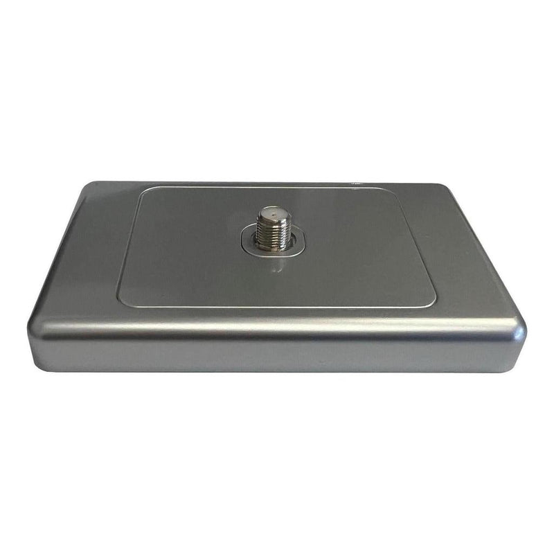 Load image into Gallery viewer, Iluma Wall Plate Single TV Antenna F Type Socket Outlet Silver
